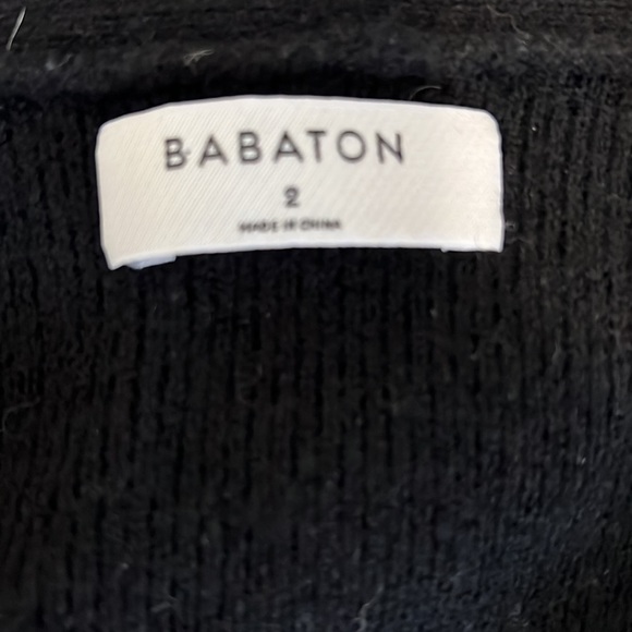 Babaton V neck Merino wool Sweater size Small - Picture 8 of 10